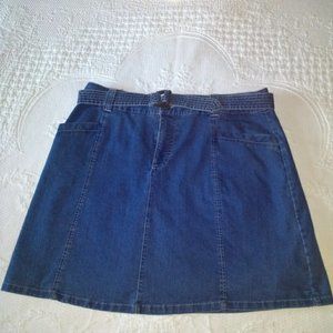 Denim Skort
